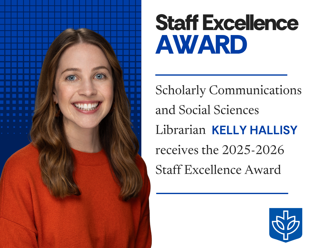 Librarian Kelly Hallisy Honored with Staff Excellence Award